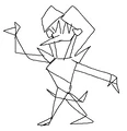 Concept art de um Addison por Toby Fox, como visto no Newsletter do Outono de 2024