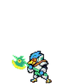 Usando Spear Blast (normal)