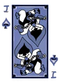 Design original de Lancer como o valete de espadas no deck personalizado de kanotynes[2].